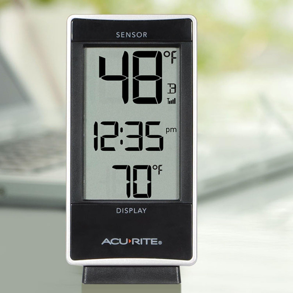 Multi Sensor Indoor Outdoor Thermometer w/ 3 Wireless Remote Temperature Sensors