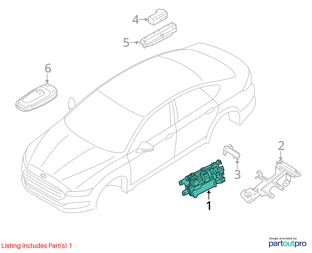 Chassis ECM Multifunction Fits 17-19 EDGE 940745