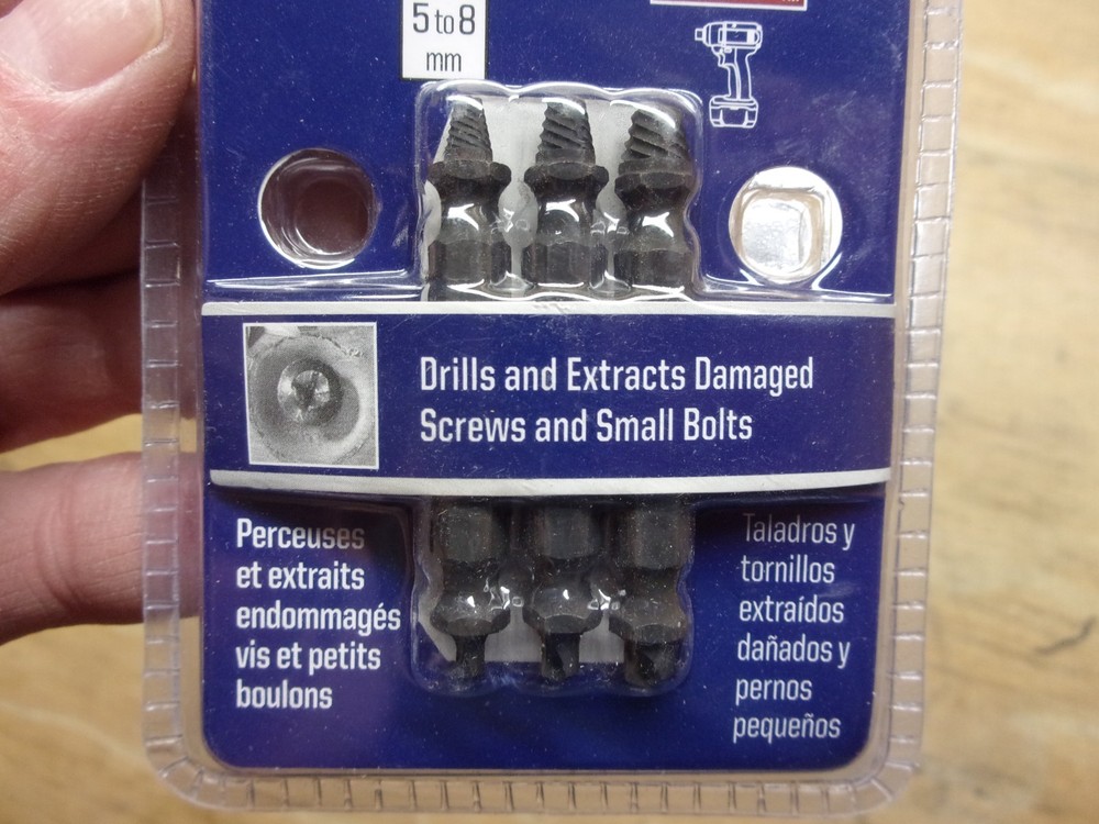 2 IRWIN 3pc. SCREWGRIP IMPACT EXTRACTOR SETS # 1876224 ..