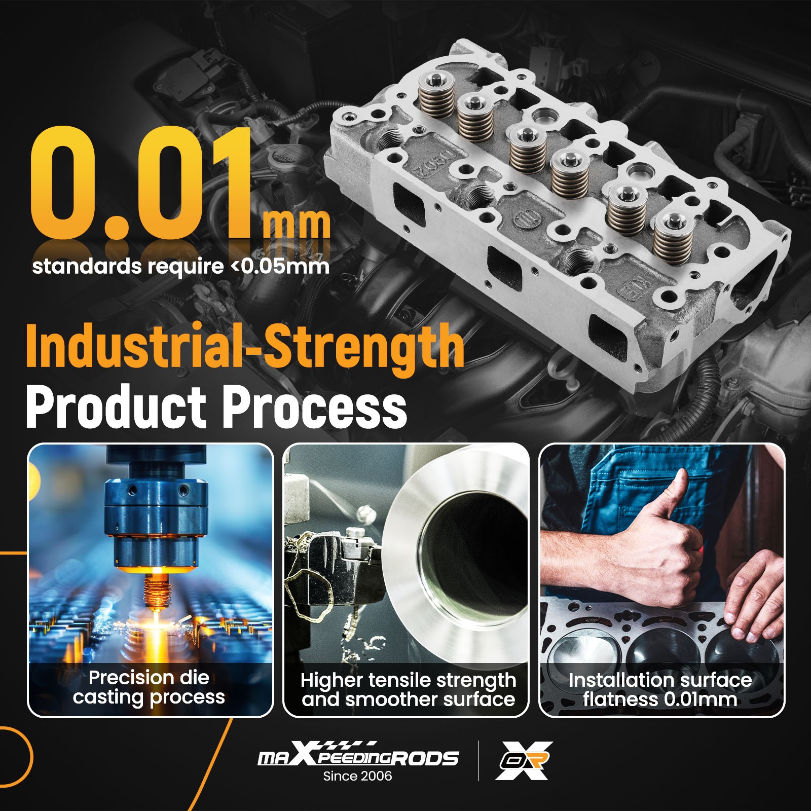 Complete Cylinder Head for Kubota D902 Engine D902-EF01 1G962-03045 1G962-03046