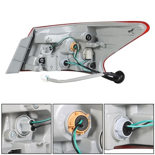 Rear LeftTail Light Assembly Replacement for Sentra 2016-2018 Outer Driver Side