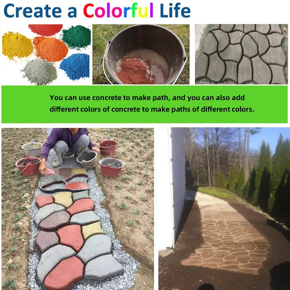 Oversized Walk Maker Mold Reusable Concrete Stepping Stone Paver DIY Tool