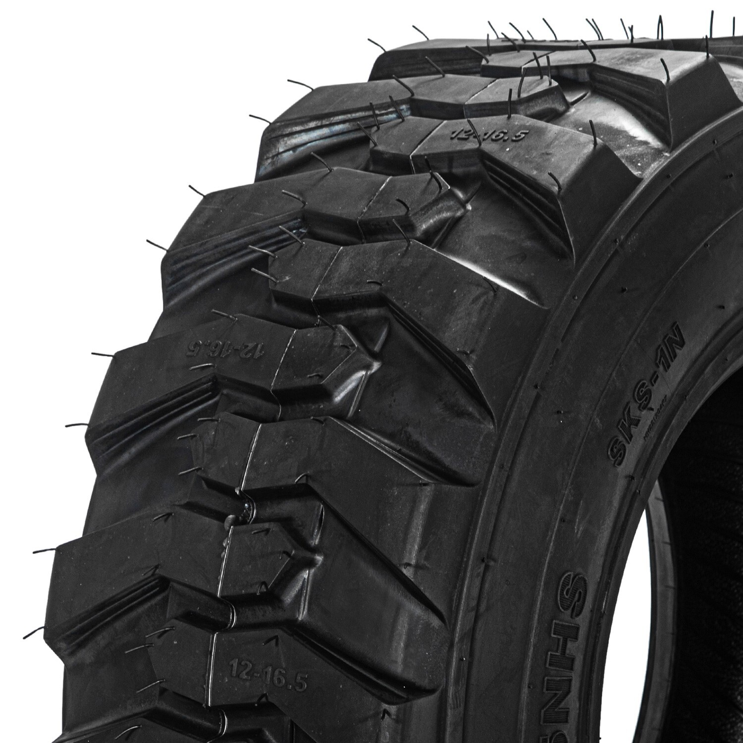 4X 12X16.5 12PR 12-16.5 Heavy Duty SKS Skid Steer Tires 12 16.5 for Bobcat