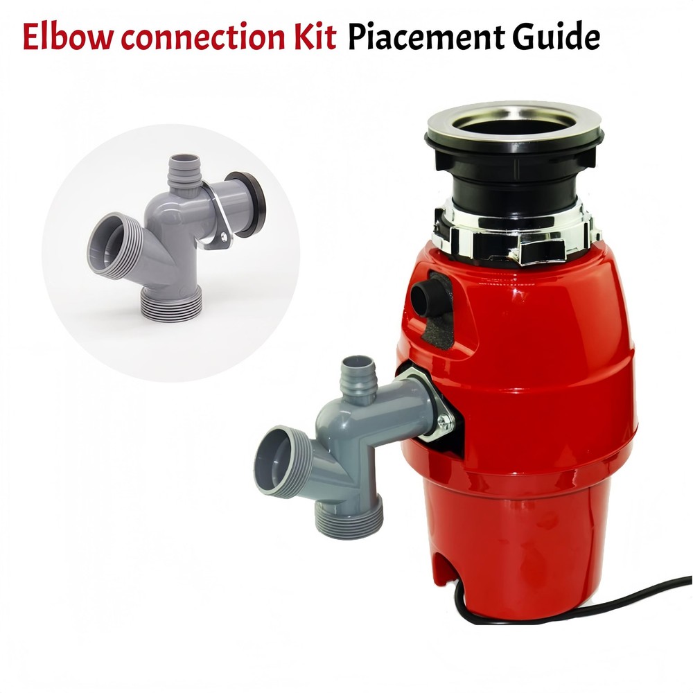 Garbage Disposal Drain Kit, Elbow Replacement, 1-1/2" Pipe Diameter, Includes...