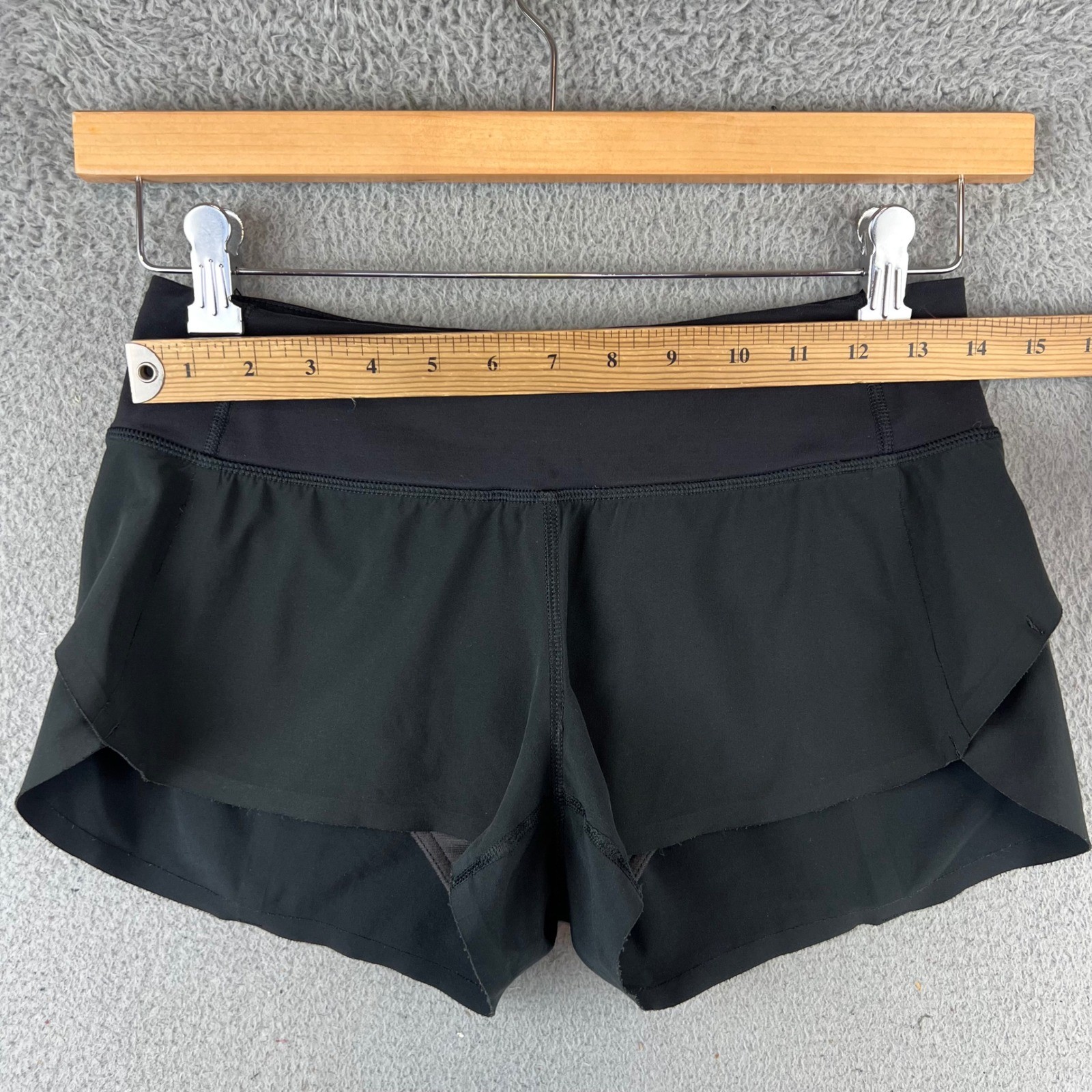 Lululemon Speed Up Black Running Shorts Women's Size 4