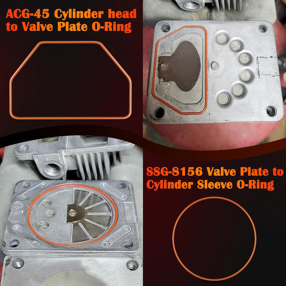K-0650 Air Compressor Cylinder Sleeve & Compression Ring Replacement Kit Perfect