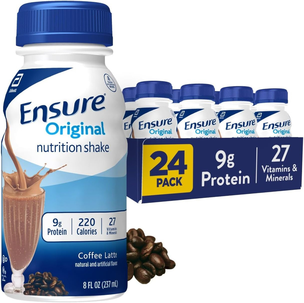 Original Coffee Latte Nutrition Shake | Small Meal Replacement Shake | Ready ...