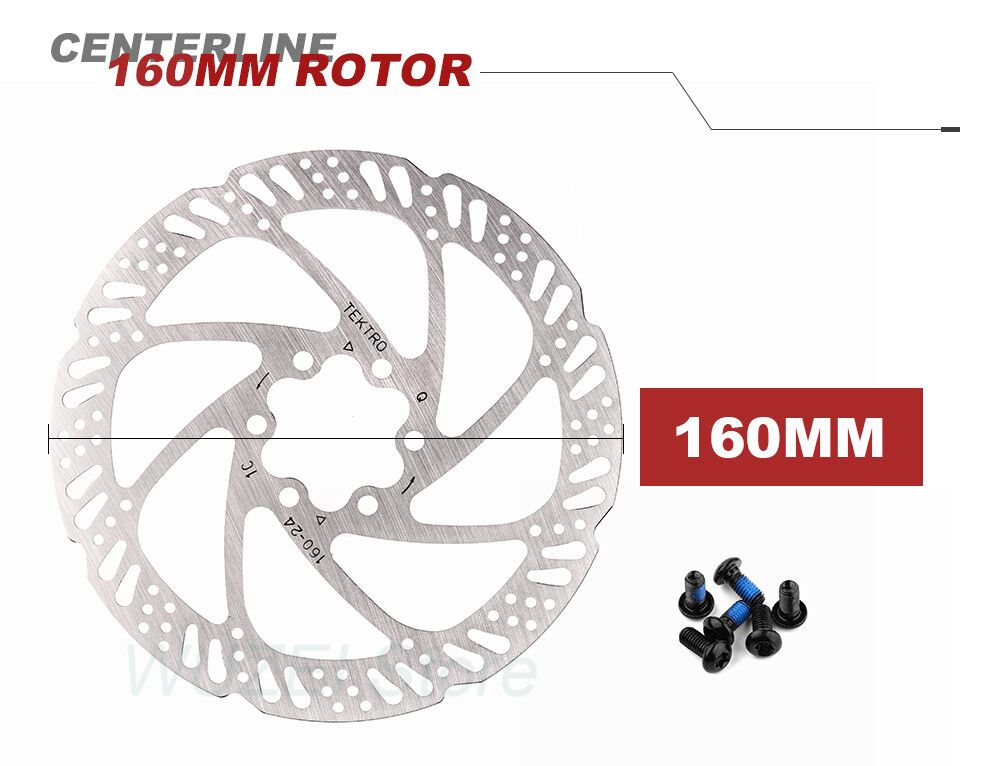 TEKTRO Bike Rotor 160/180/203 Mountain Bicycle Hydraulic MTB Disc Brake 6 Bolt
