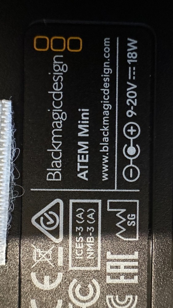 LIGHTLY USED- Blackmagic Design ATEM Mini HDMI Live Switcher