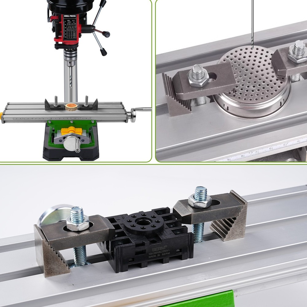 Upgraded Mini Multifunction Cross Slide Table Milling Working Drilling Bench