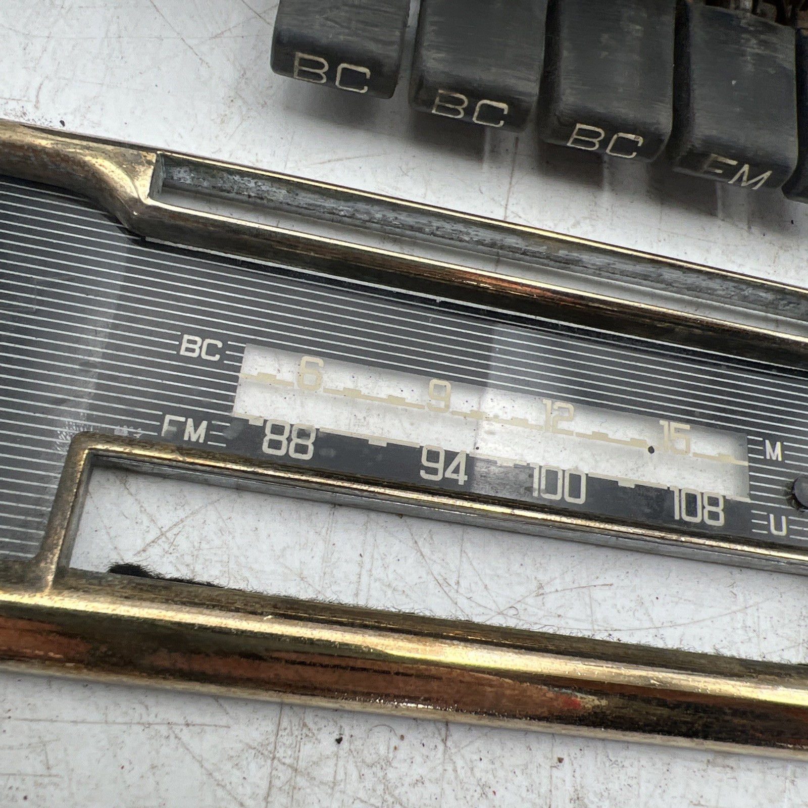 Vintage Becker Europa Stereo Radio BC FM Stereo Autoradio