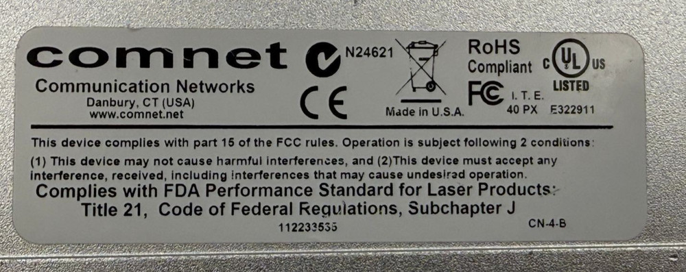 COMNET FDC8T 8 CHANNEL CONTACT MAPPING TRANSMITTER