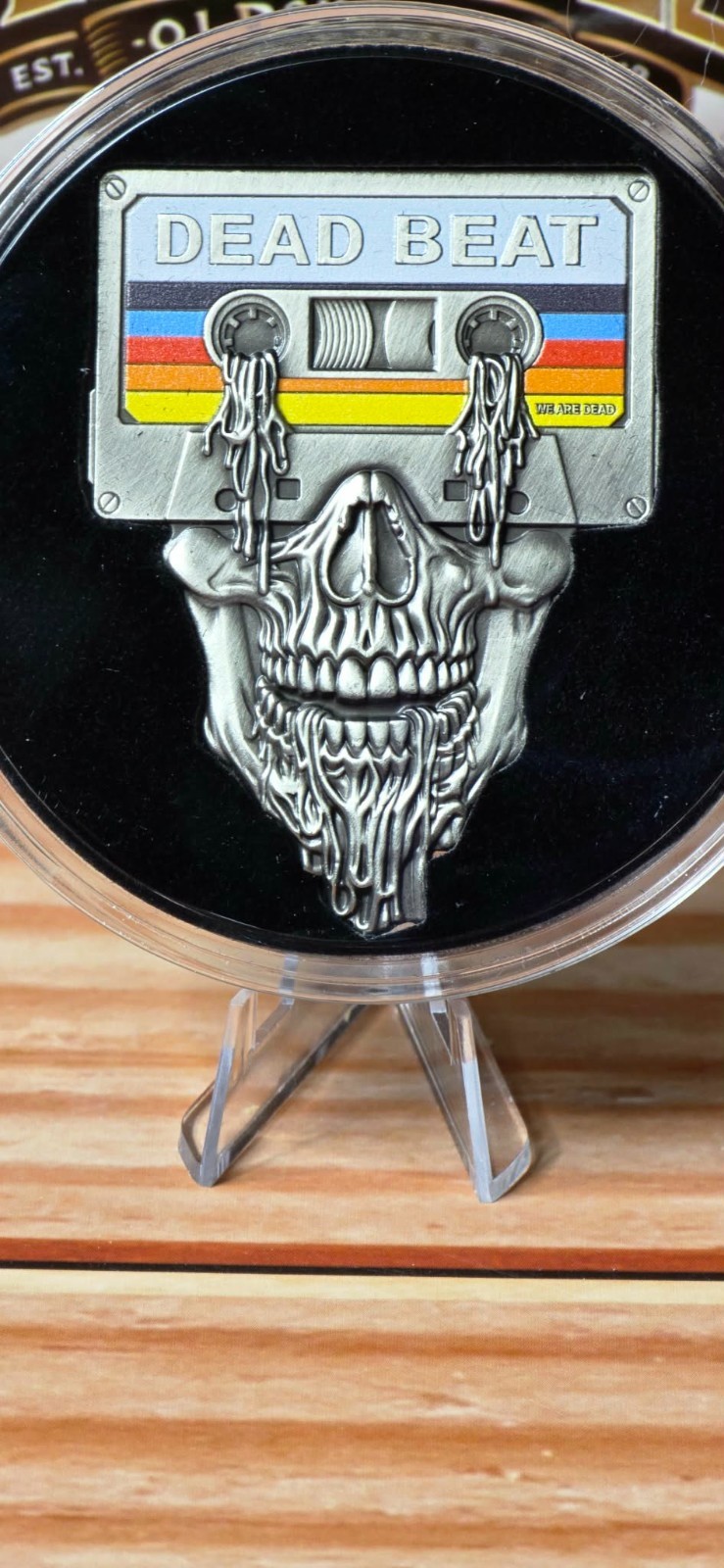 2026 DEAD BEAT 30g Base Metal Coin ~ 1$ Republic Of Liberia