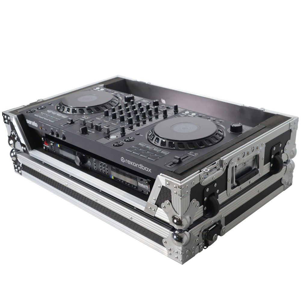 ProX ATA Flight Case for DDJ-FLX6 DJ Controller w/ 1U Rack Space + Wheels