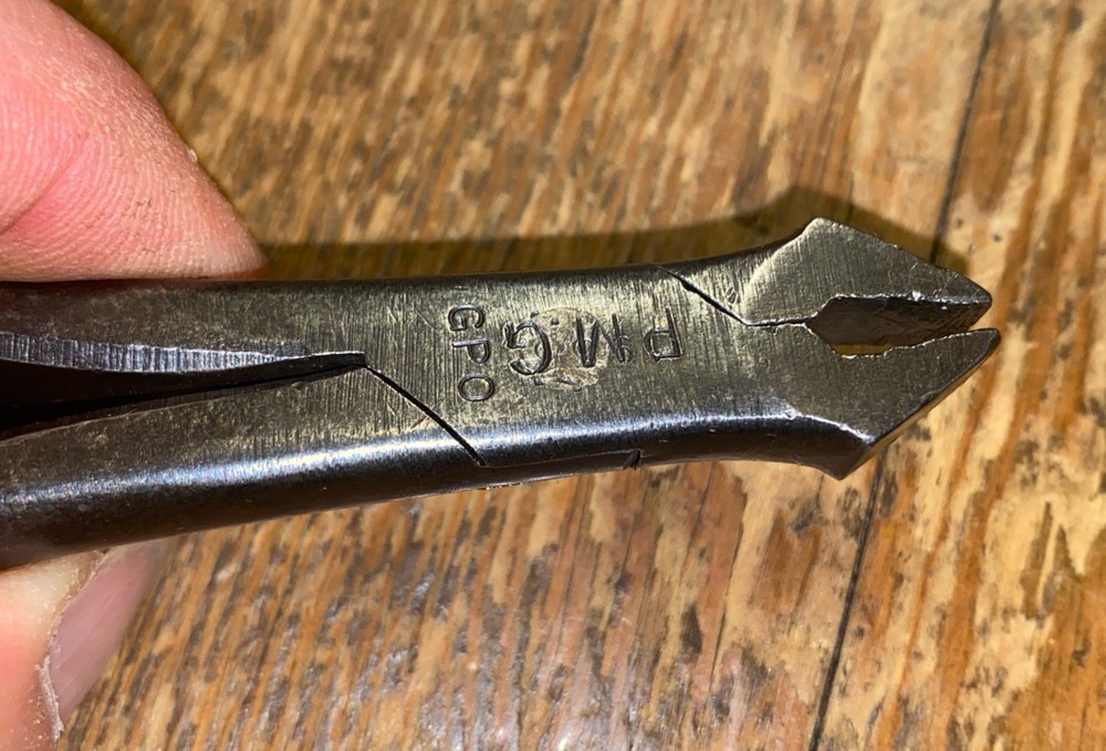 VINTAGE GPO NUT PLIERS WILKINSON POST OFFICE TELECOM ENGINEER DATED 53 OLD TOOLS