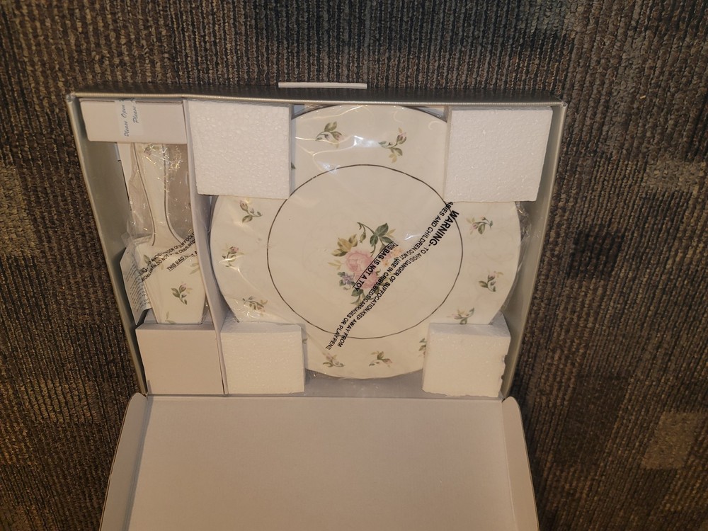 Gorham 1831 Crystal Wedding Cake Server Set 2 Pieces