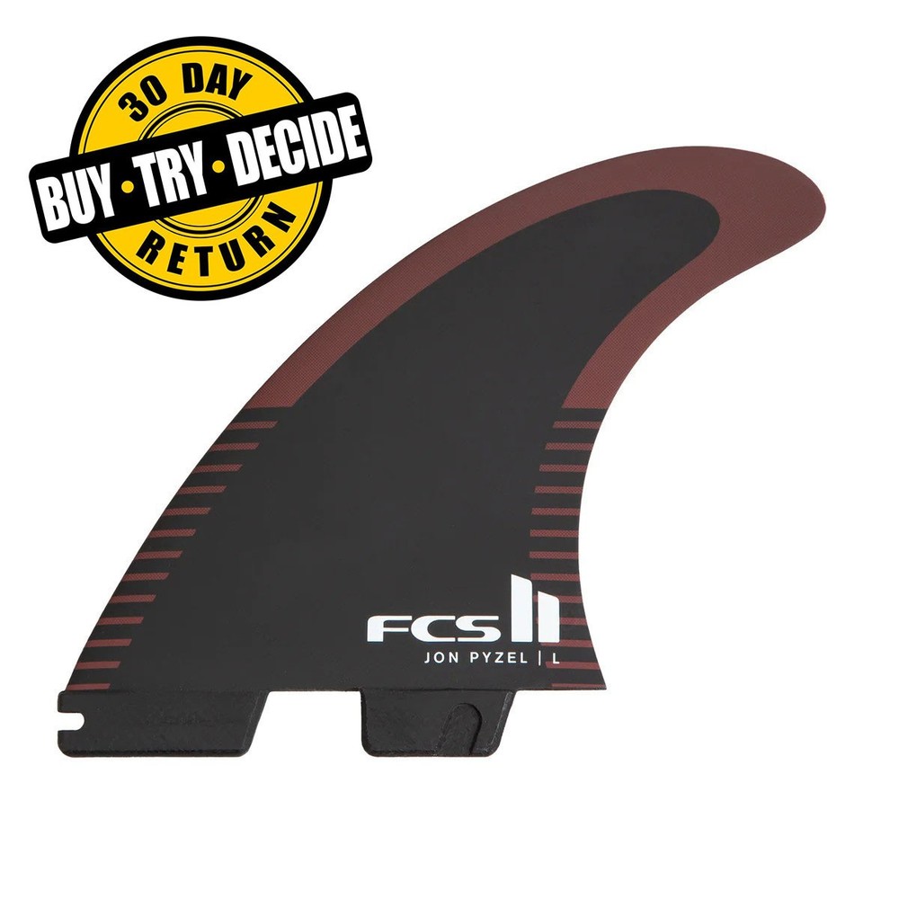 FCS II Pyzel PC Tri Black/Shiraz