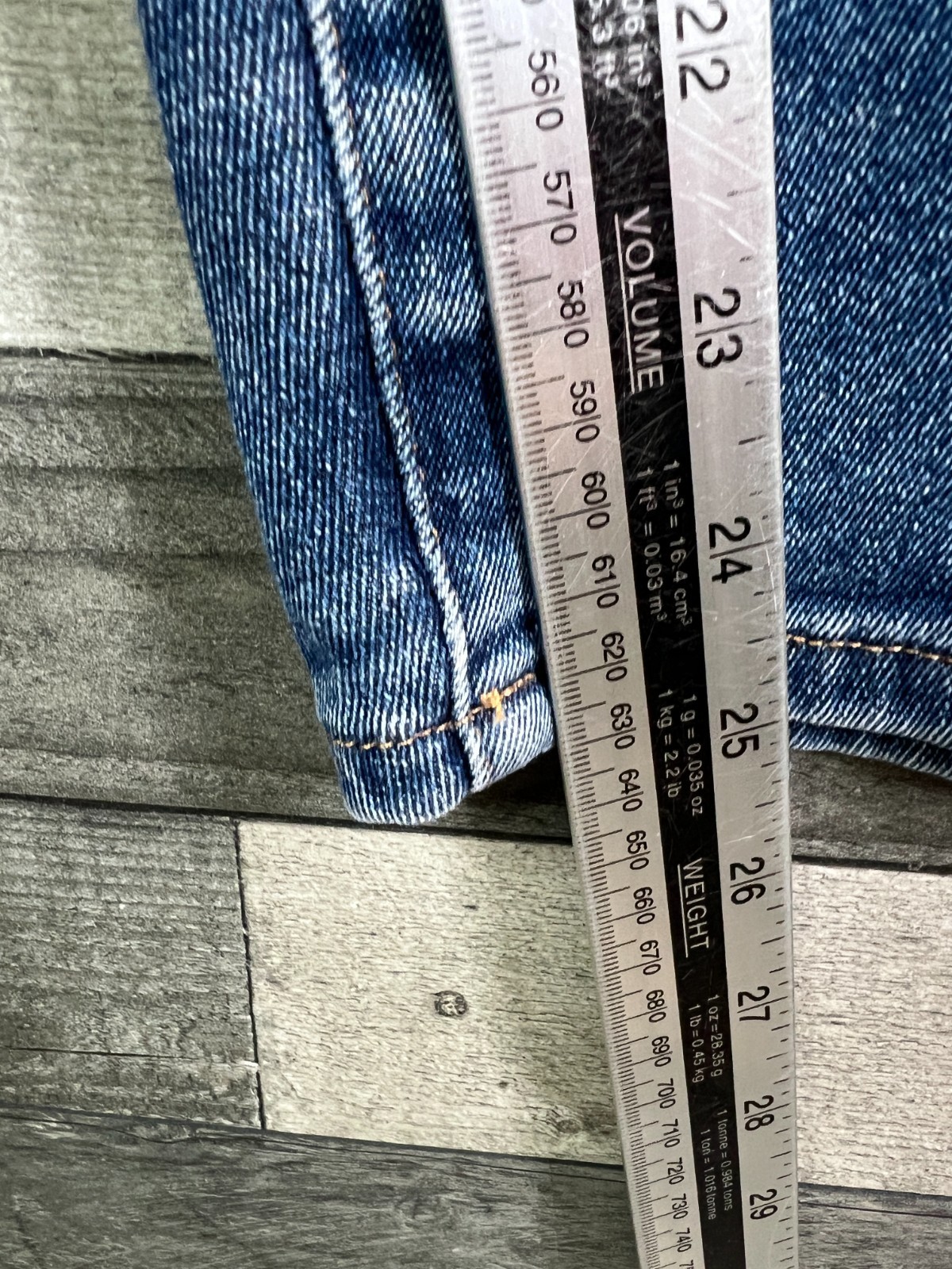 Good American Jeans Size 24 UK 26 Blue Good Waist Crop High Skinny Basic