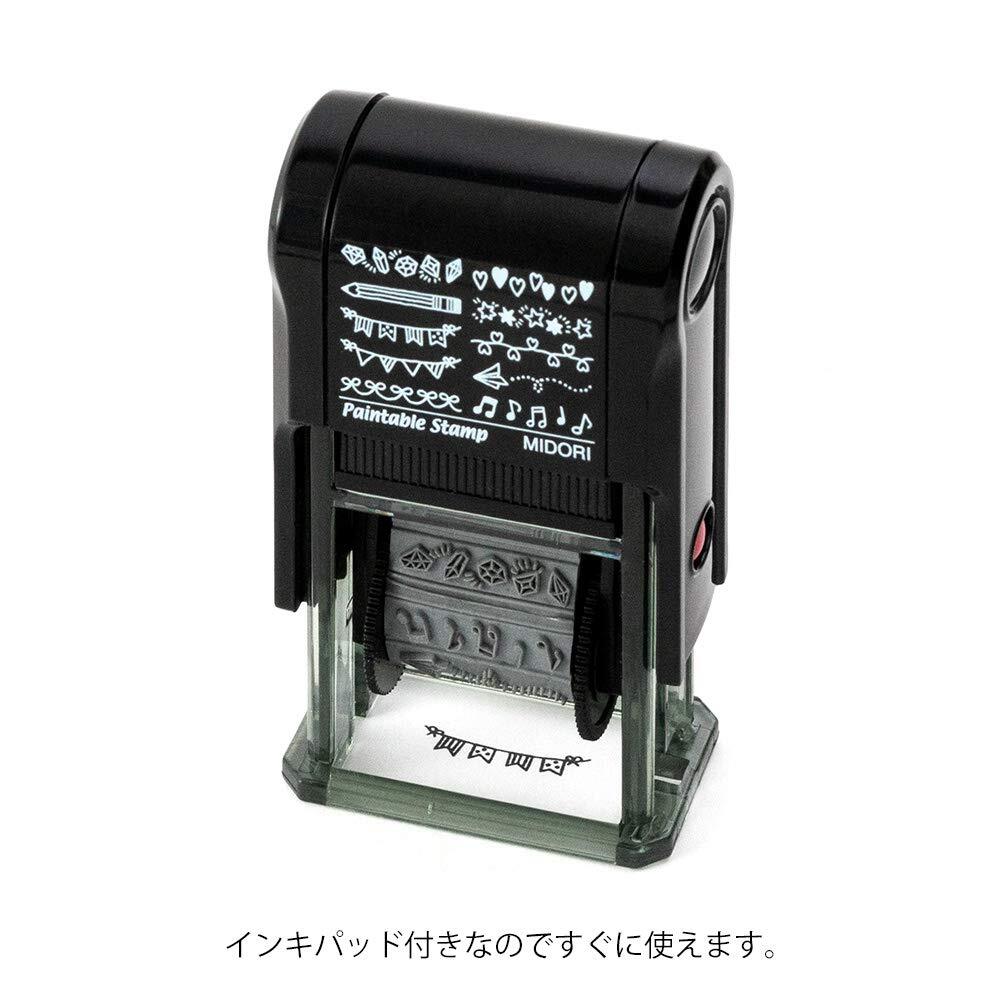 Midori 35382006 Stamp Rotating Stamp Motif Pattern