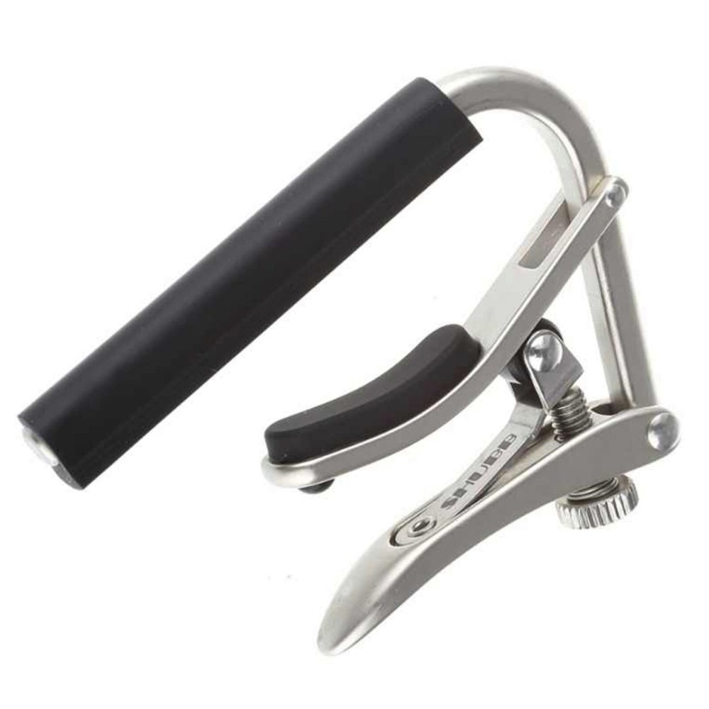 Shubb C2N Standard Capo for Nylon String Classical Guitars, Brushed Nickel