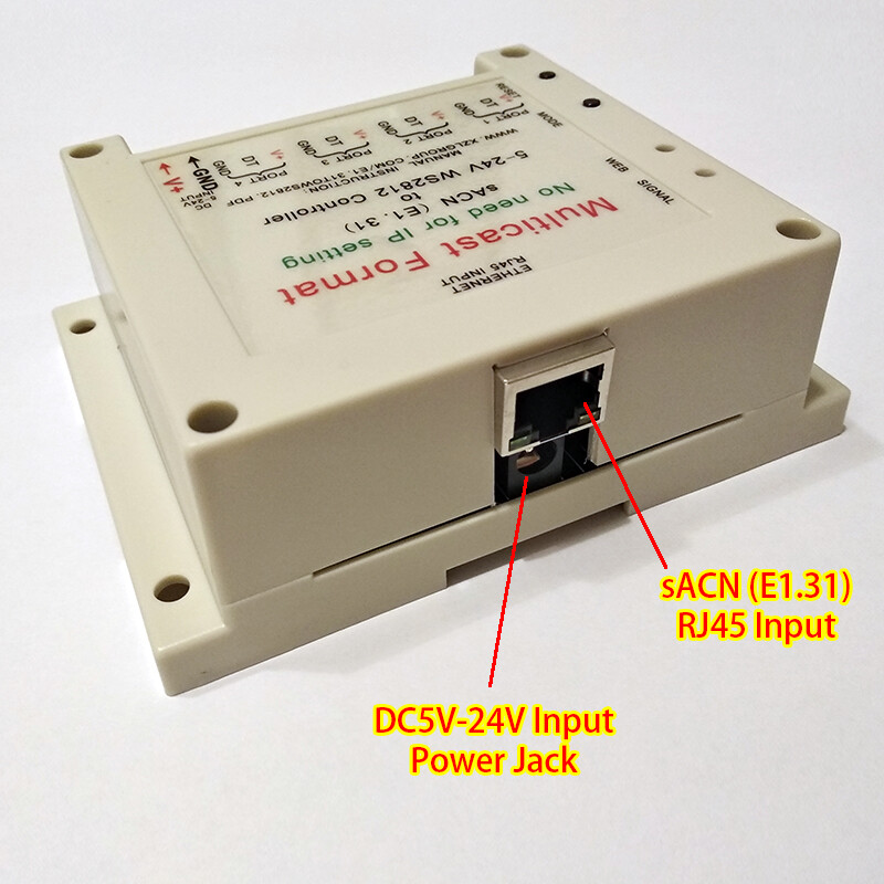1PC Controller / Interface Multicast sACN (E1.31) to WS2812/2811