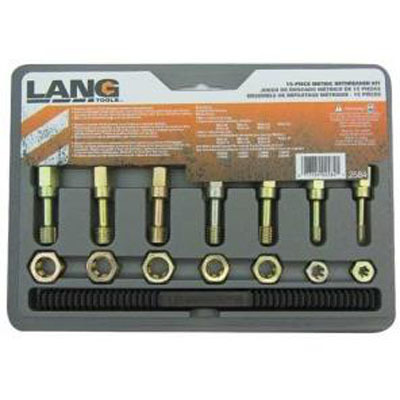 Lang Tools 2584 15 piece Master Metric Thread Restorer