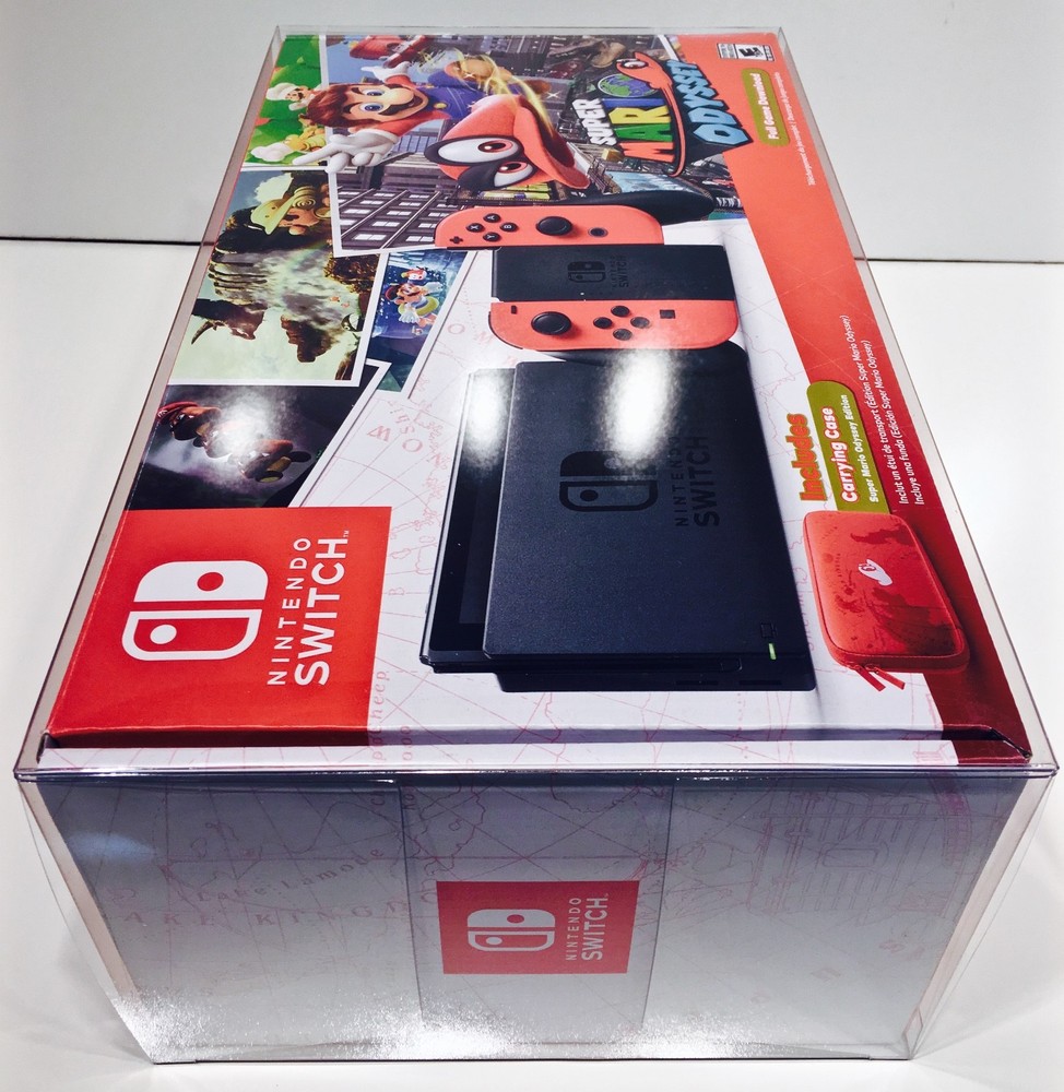 1 Console Box Protector Nintendo SWITCH MARIO ODYSSEY / SPLATOON System Boxes