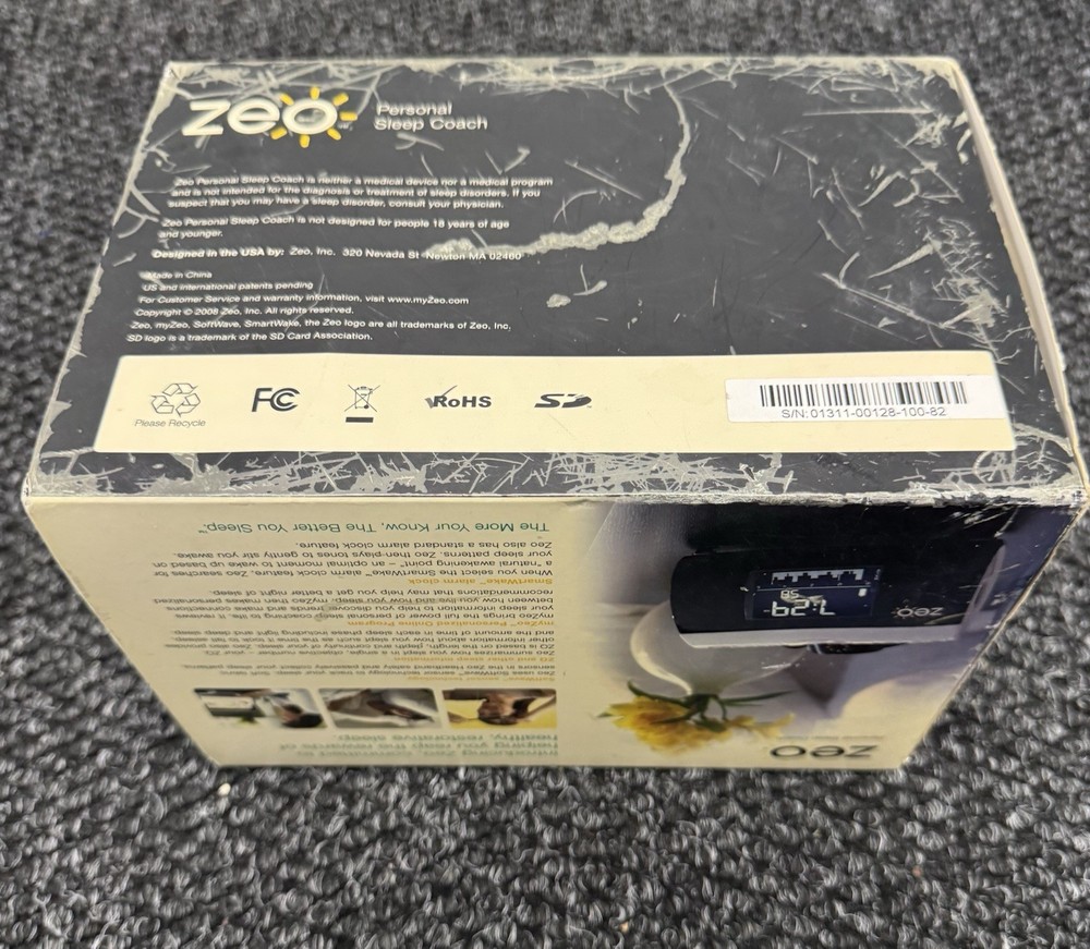 Zeo Personal Sleep Coach with Headband & SoftWave Sensor And Clock