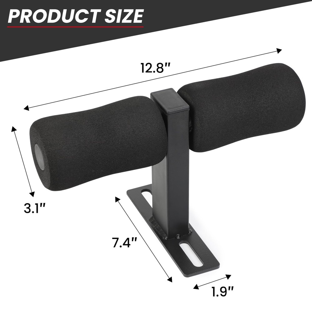 Nordic Hamstring Curl Squat Rack Attachment, Sit Up Assistant Device Abdomina...