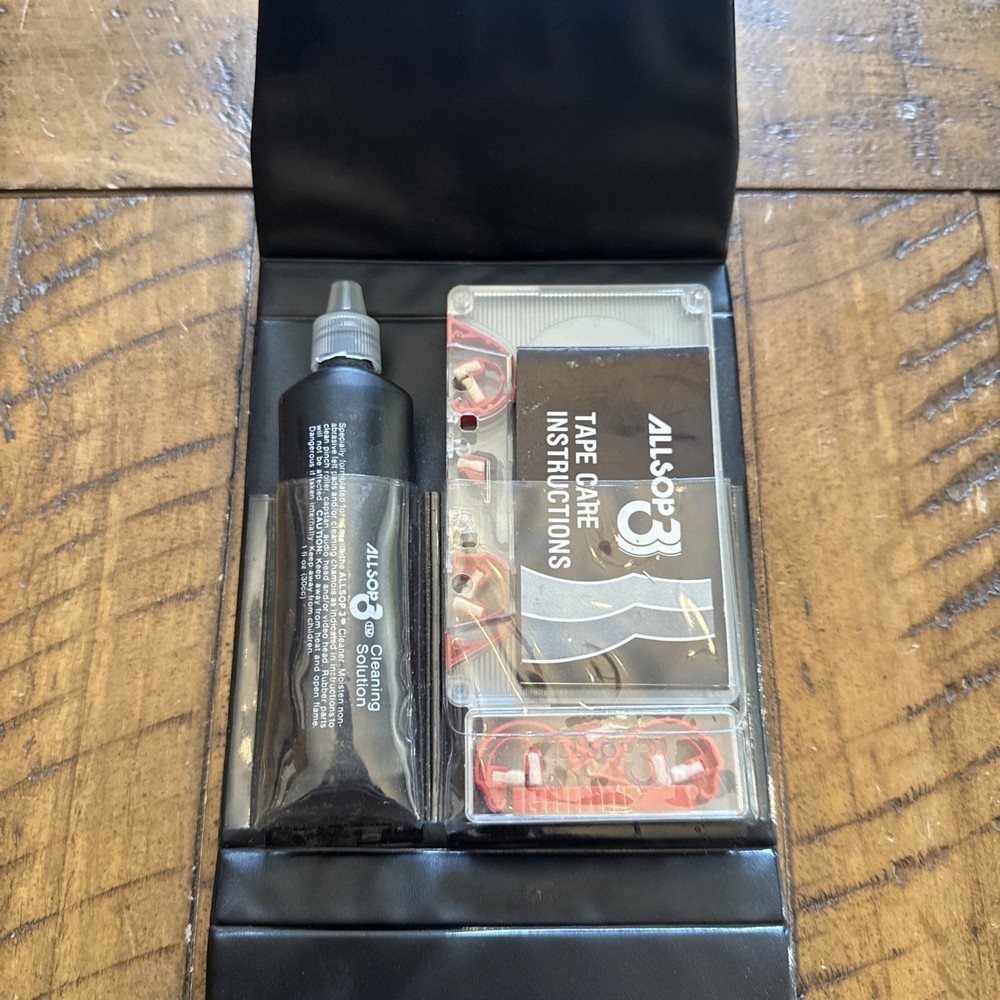 BMW Vintage Cassette Tape Deck Cleaner Kit & Instructions E30 E24 E28