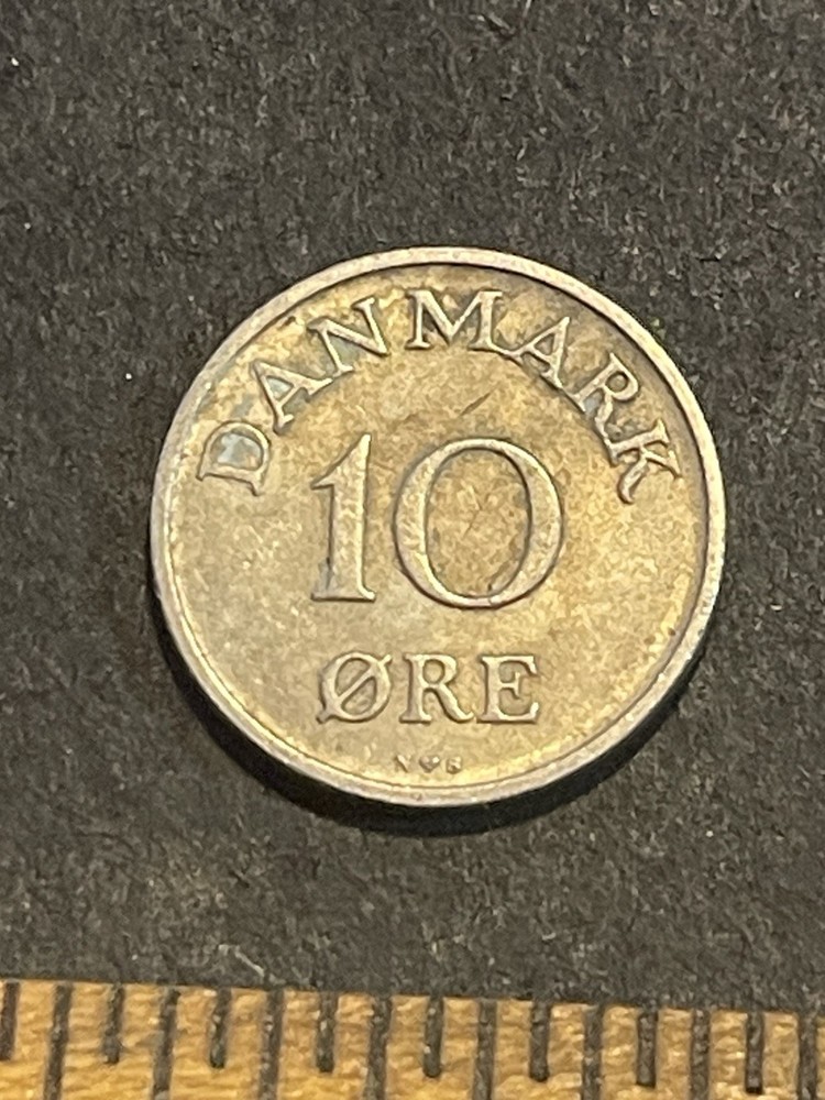 1954 Denmark 10 Ore - X2967