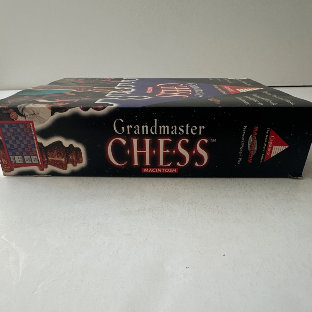 Capstone Grandmaster Chess for Macintosh System 7+ CD-ROM Software w/ Manual