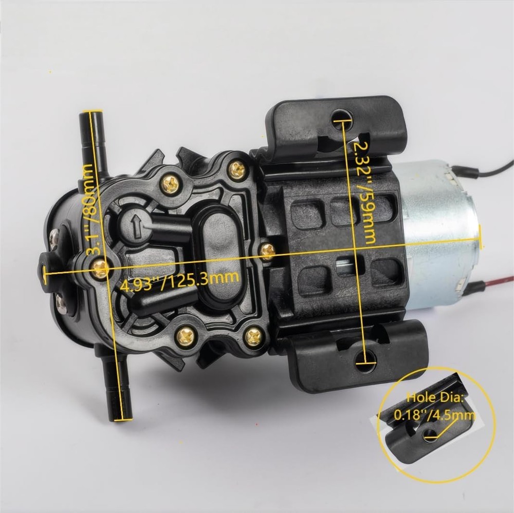 Bottom Loading Water Dispenser Pump Replacement 12V DC 1.2LPM 35PSI Self Priming