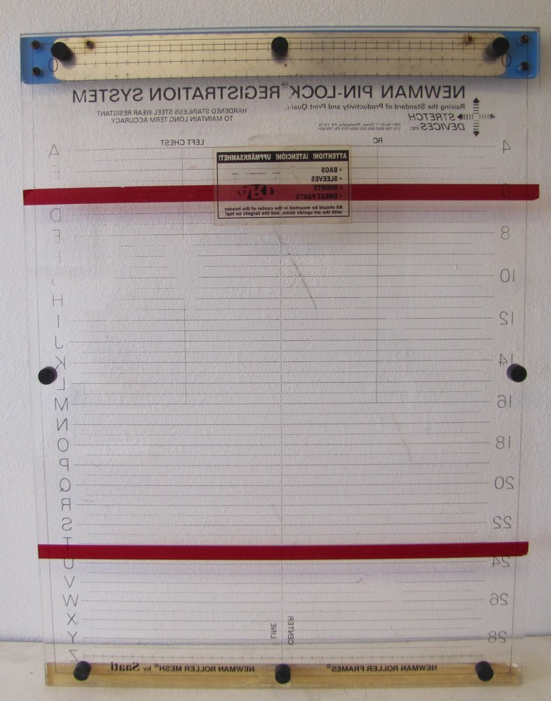 Newman Pin-lock Registration Textile Printing Application System