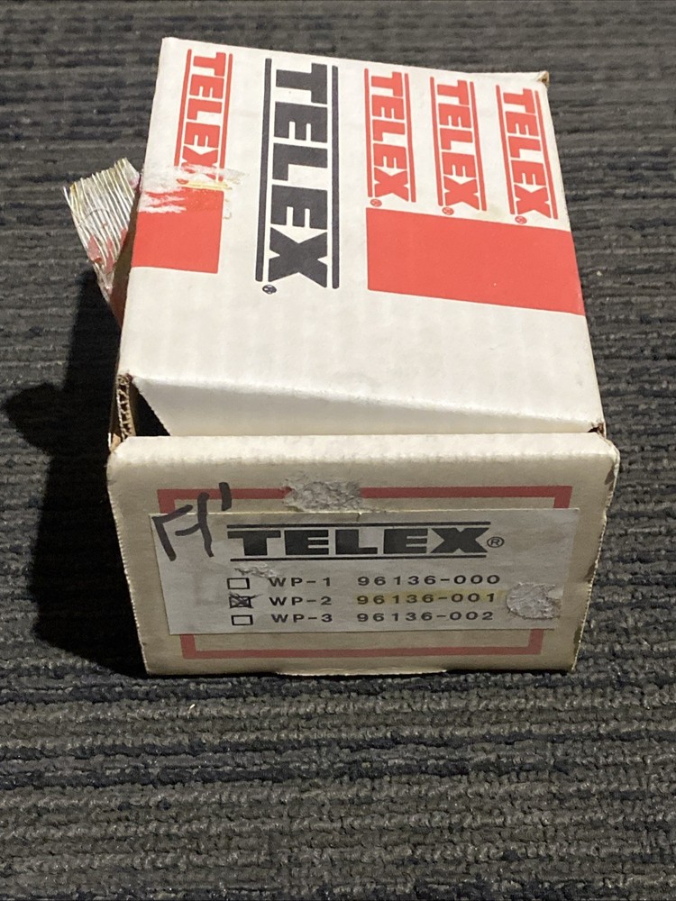 Telex WP2 Two Channel Microphone Wall Plate NOS