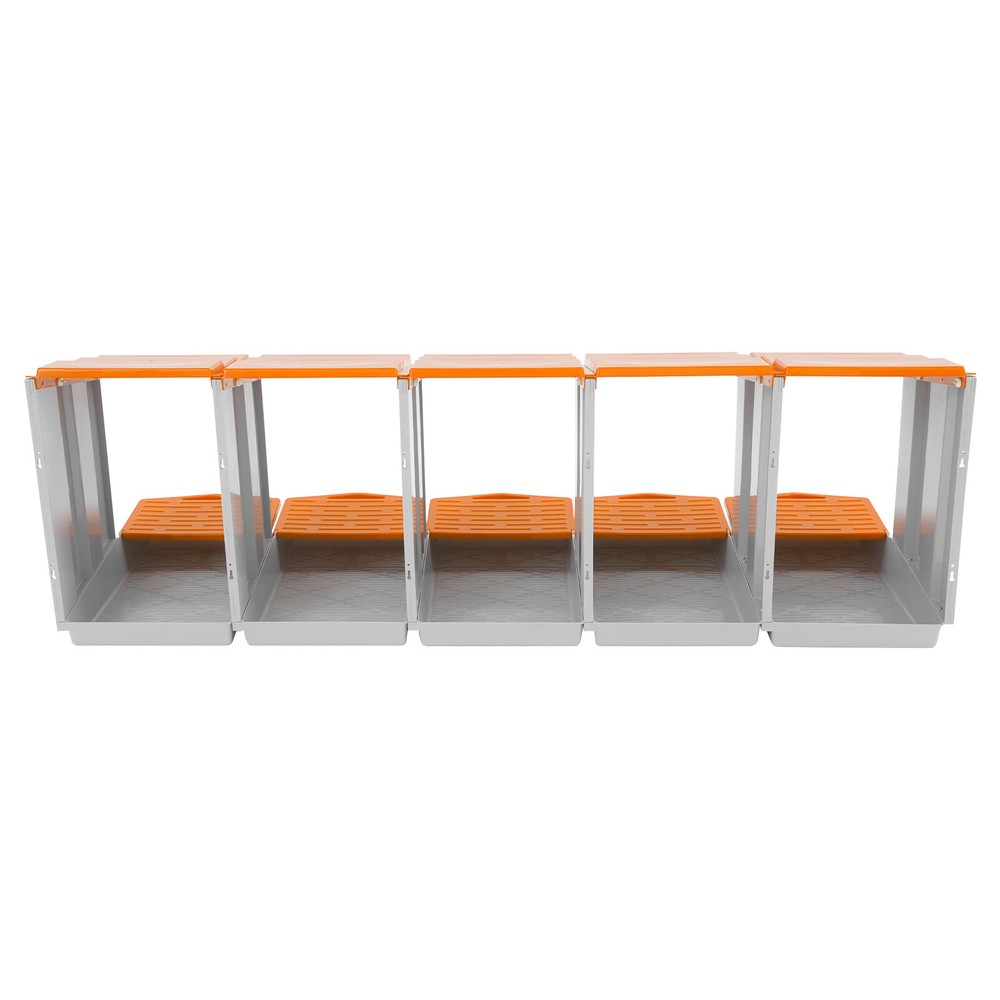5-Compartment Chicken Nesting Box, Chicken Nest Laying Box with Egg Collection