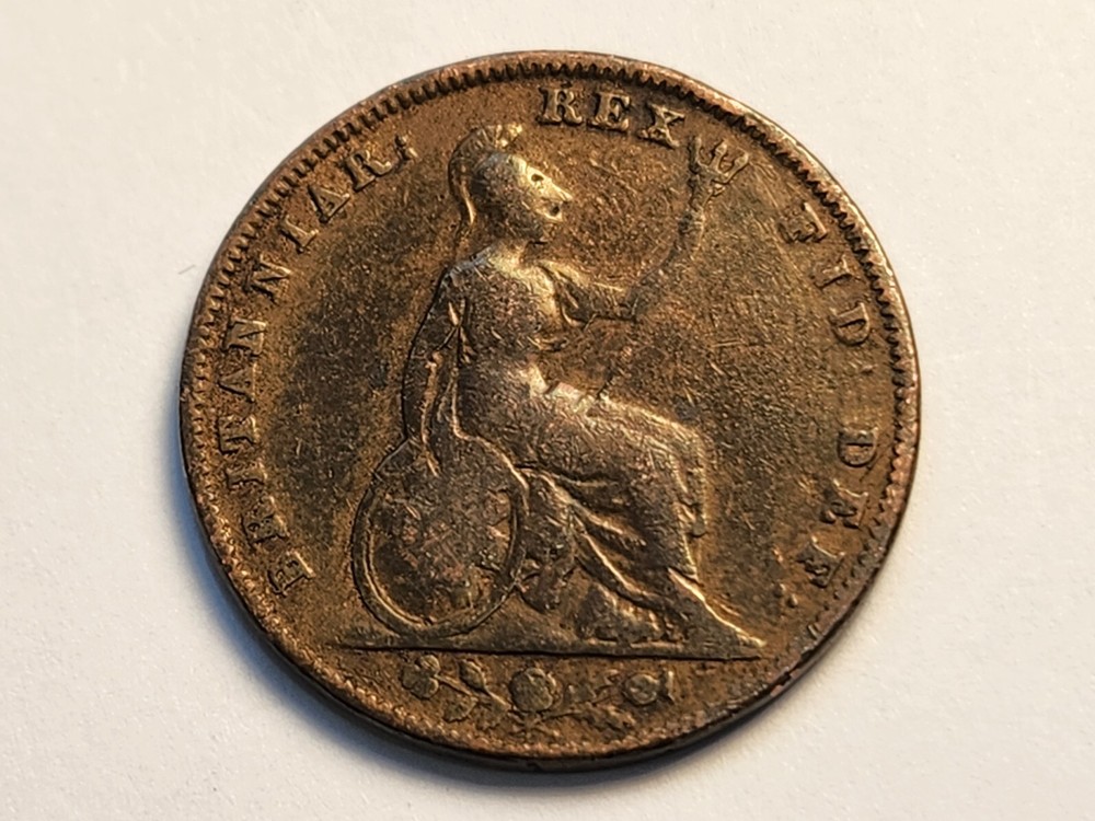 1835 Great Britain Farthing 1145