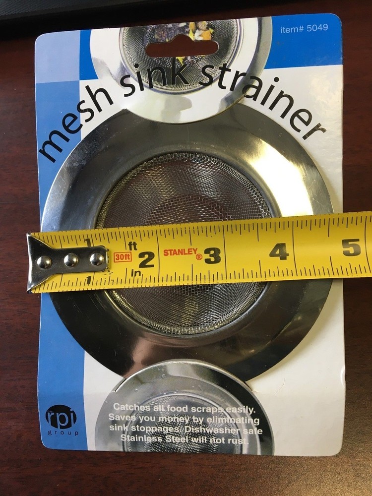 2 pack Mesh Sink Strainer Kitchen-Mesh-Sink-Strainers-Stainless