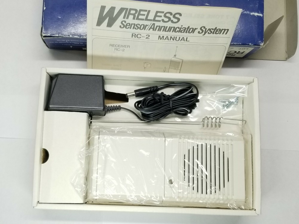 Optex Wireless Sensor Receiver RC-2FE, 70 ft range, new in box, locksmith