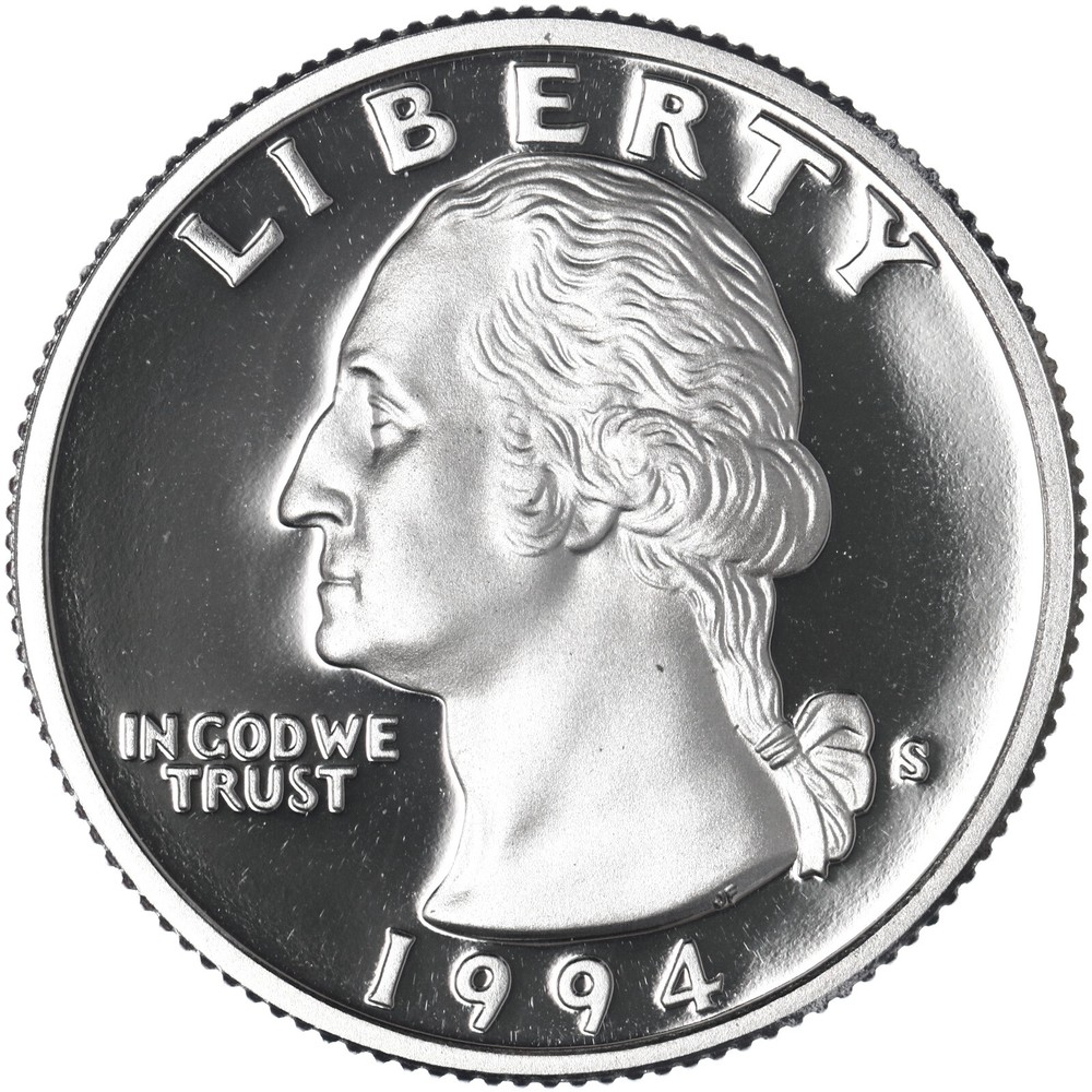 1994 S Washington Quarter Gem DCam Proof CN-Clad