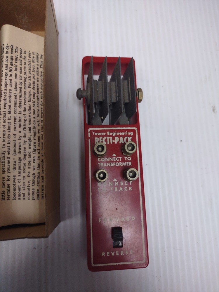 Ideal Models HO Gauge Operating Equipment Recti-Pack