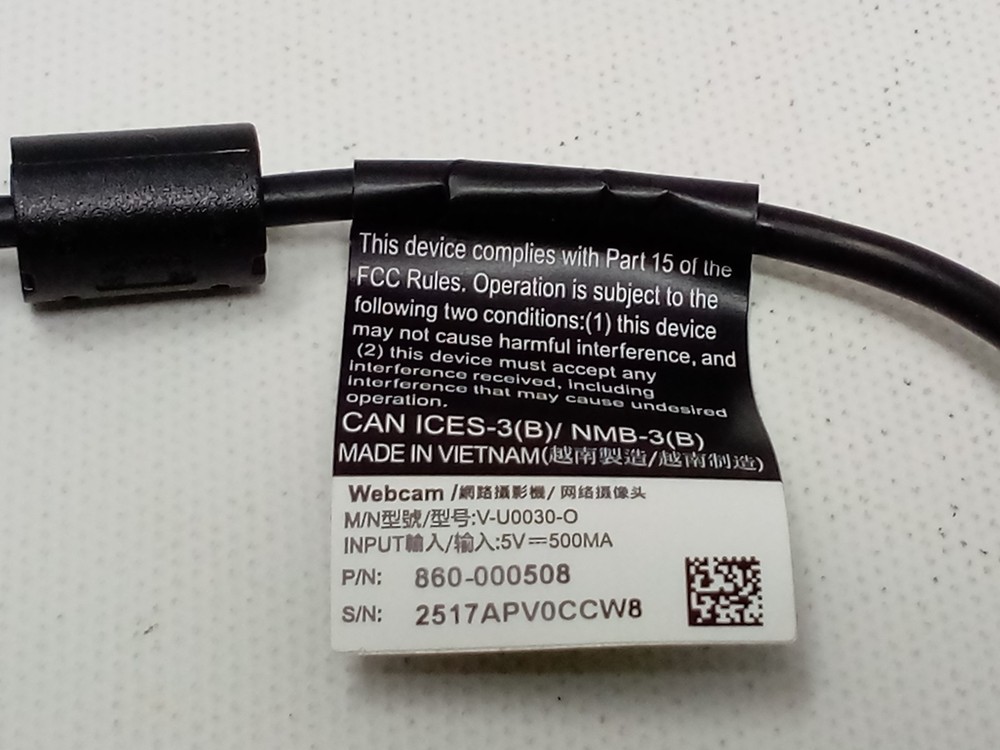 Logitech C925e Full HD 1080p Web Camera V-U003-O