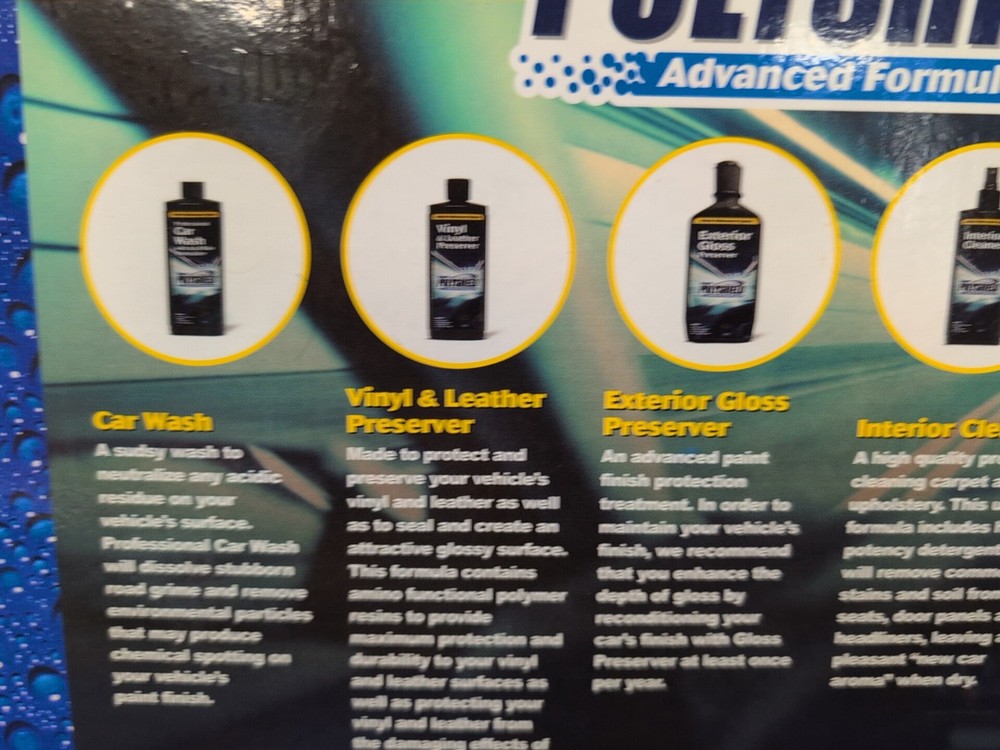 Super Polyshield Advanced Formula Car Detailing System Complete Kit New In Box