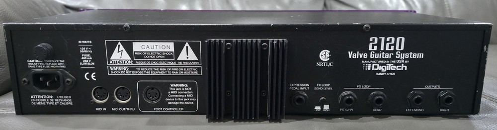 DigiTech 2120 Artist Valve Guitar System