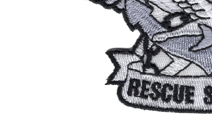 SAR Search & Rescue Swimmer Silver Badge Patch