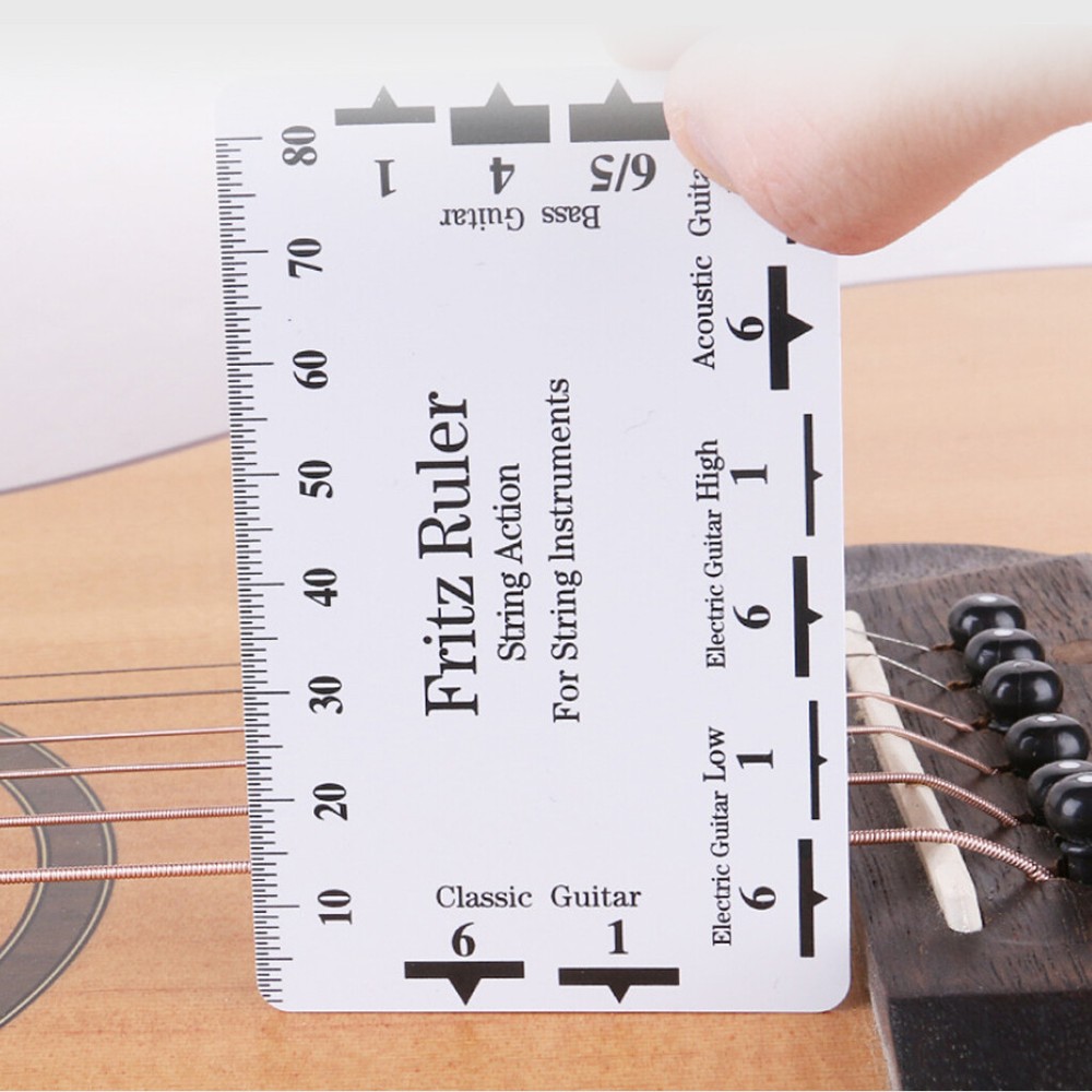 Acoustic Guitar String Action Gauge String Pitch Ruler Measuring Tool
