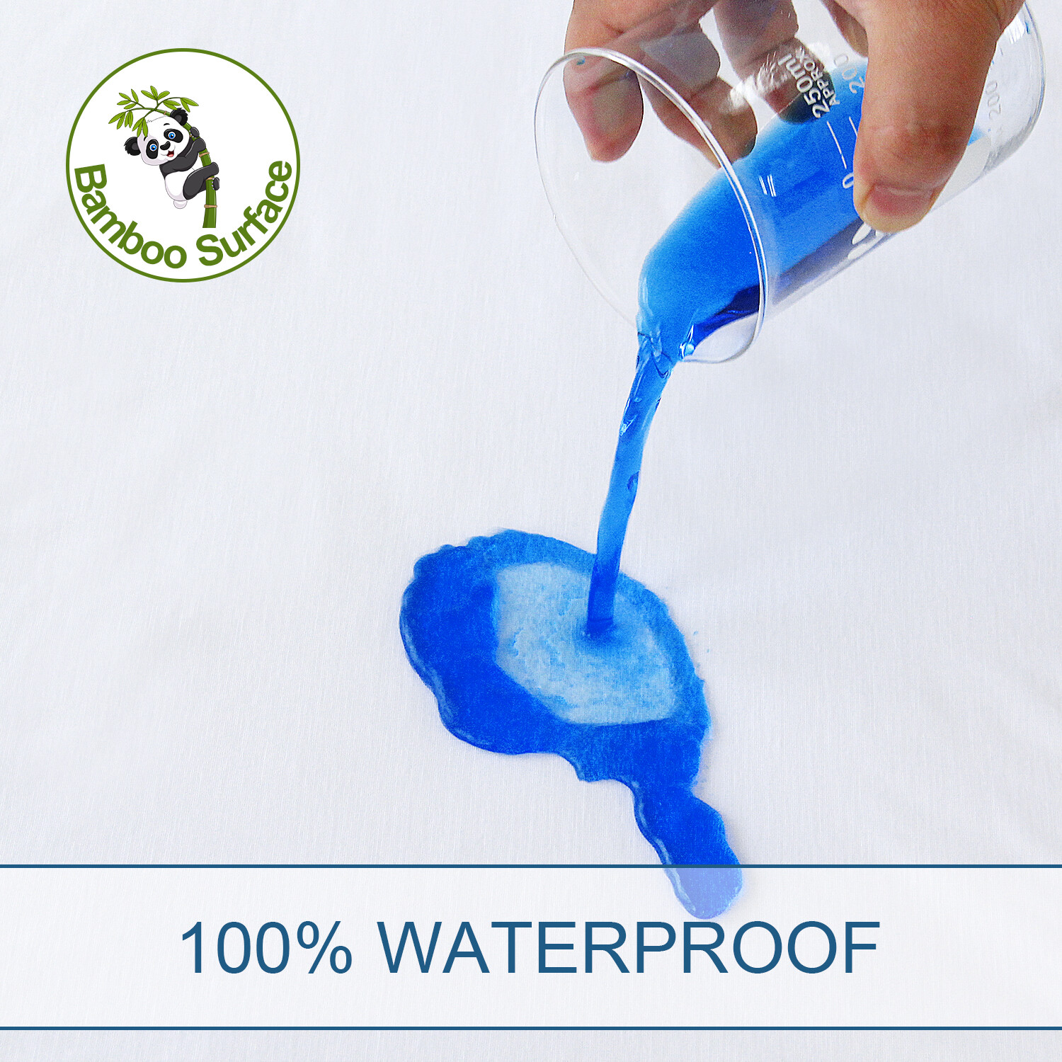 Waterproof Bamboo Knit Fabric Mattress Protector Ultra Soft Mattress Pad Cover