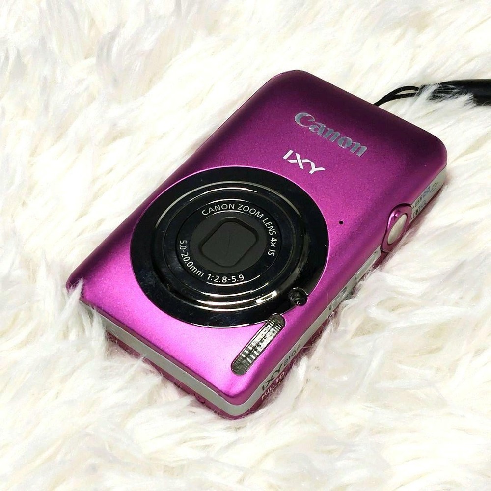 Canon IXY 210F Pink Compact Digital Camera Tested Excellent Condition