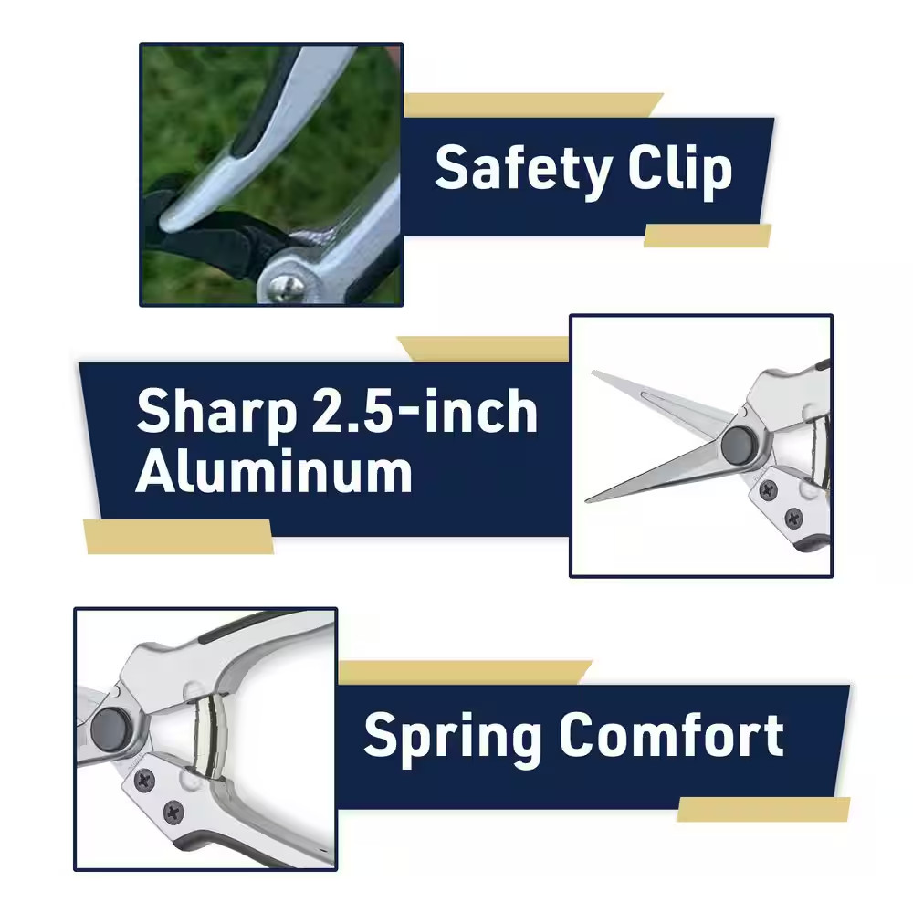 3.5 Inch Pruning Shears Garden Scissors