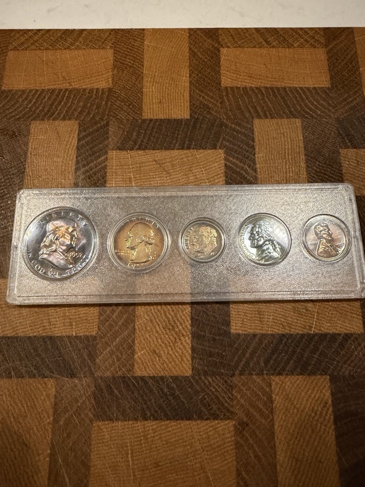 1957 US Proof Coin Collection Set Toned